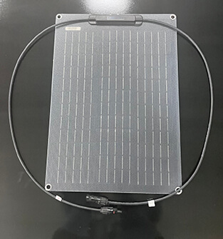 Custom flexible solar panel