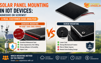 Solar Panel Mounting for IoT Devices: 3M VHB Tape or Screw Mounting? A Real Customer Case Analysis