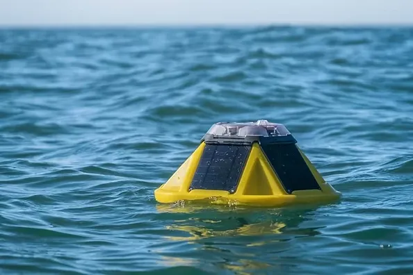 solar panel for marine sensor and monitoring equipment