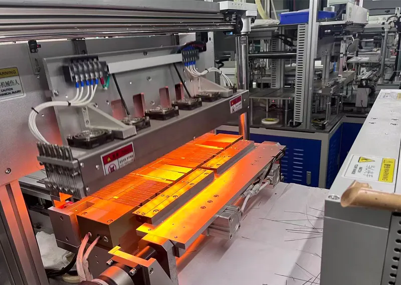 mini solar cell string welding