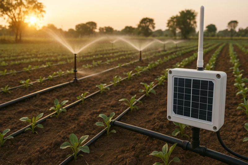 solar panel for greenhouse and farm automation